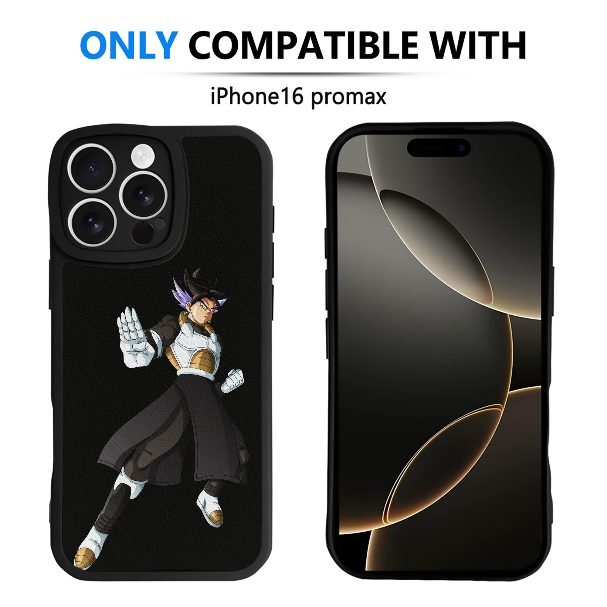 （画像用） ドラゴンボール ベジット DRAGON BALL Vegetto 【iPhone 16シリーズ対応】シリコンスマホケース（レザー調） 材質：シリコン